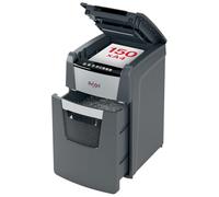 ACCO REXEL Destructeur Optimum AutoFeed+ 150X – coupe croisée P-4 – 150 feuilles 44 L – Noir
