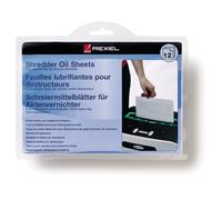 Rexel Feuilles de Lubrification pour Destructeurs A5, Pack de 12, Référence 2101948, Couleur Bleue, Maintenance Efficace.