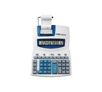 Rexel Ibico Semi-Professional 1221X - Calculatrice avec imprimante - LCD - 12 chiffres - adaptateur CA - blanc, bleu