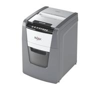 Rexel Optimum 2020100MCH AutoFeed+ 100M Destructeur de documents automatique 100 feuilles Niveau de sécurité P5 Micro-coupe pour la maison ou le bureau Poubelle 34 l