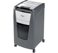 Rexel Optimum 2020300XCH AutoFeed+ 300X Destructeur de documents automatique CH 300 feuilles, niveau de sécurité P4, coupe croisée aux particules, pour bureaux et départements, poubelle de 60 l, avec