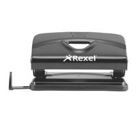 Rexel Perforateur Métal 2 Trous 10 Feuilles, Noir