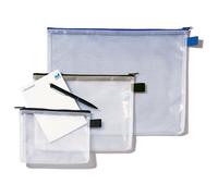 Pochette de rangement à fermeture éclair A4 Rexel Mesh Bags