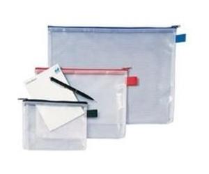 Rexel pochette mesh bag, a5, transparent noir hetzel 1300257 G