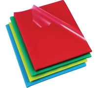 Rexel Réf 12216AS Chemise coin Polypropylène Finition gaufrée Couleurs assorties A4 Lot de 100 (Import Royaume Uni)