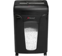 Rexel Déchiqueteuse de papier REM820 – Micro‑coupe P-5, 8 feuilles, 21L, Anti-bourrage, Noir