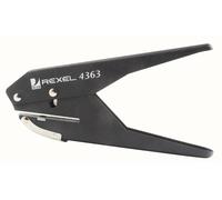 Rexel Perforateur en métal 1 trou 6 mm Capacité 20 x 80 g/m² Noir
