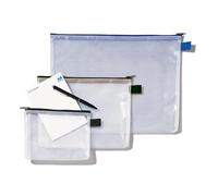 Pochette de rangement à fermeture éclair A4 Rexel Mesh Bags
