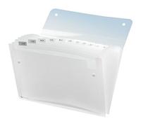 Rexel - Trieur À Soufflets Ice - 13 Pochettes - Capacité 260 Feuilles - Coloris Transparent
