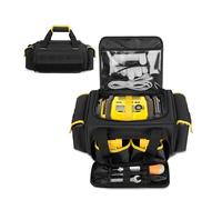 Rexmica Sac de Transport pour Compresseur D'air, Compatible avec DEWALT DCC018N 18V Cordless Inflator, Sac de Rangement pour Gonfleur de Pneus Portable, Chargeur et Batteries