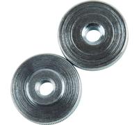 Reyher 467 Ecrou moleté plat M6 zingué (100 pièces)