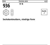 Reyher 936/17h Ecrous à 6 pans M 16 (100 pièces)