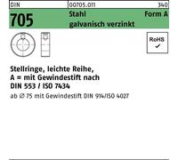 Reyher Bagues de réglage DIN 705 acier A 16 galv. vz 007050110160000 (10 pièces)