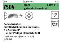 Reyher DIN 7504 acier P 4,2x50 -H galvanisé, SEKO gal Zn S