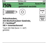 Reyher DIN 7504 Acier P 4,8x50 -T25 Galvanisé, SEKO gal Zn S
