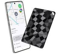 Reyke Carte de Suivi Fine, Smart Finder Compatible avec iOS Find My et Google Find Hub, localisateur de Portefeuille Rechargeable pour étiquettes de Bagages, téléphones Portables et passeports 1 Pack