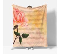 RFFLUX 3D Musique Couverture 150x200 cm Douce et Chaude（240-7）