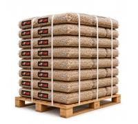 R'Flam Granulés de Bois Premium 10 kg - Pellets 100% Résineux - Faible Taux de Cendres - pour Poêles et Chaudières à Granulés - Conditionnés en France dans nos ateliers (Demi-Palette = 35 Sacs)