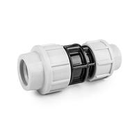 rg-vertrieb Manchon de Réduction pour Tube PE 32mm x 25mm, Raccord à Compression pour Tuyau d'Irrigation et Alimentation