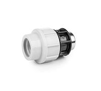 rg-vertrieb Raccord à Compression pour Tube PE Manchon Filetage Femelle (20mm x 3/4") - Raccord de Tuyau pour Irrigation et Plomberie
