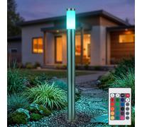 RGB LED Extérieure Luminaire Télécommande IP44 Lampadaire Véranda Hauteur 110 CM