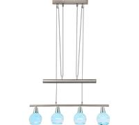 RGB LED Lampe de plafond suspendue TÉLÉCOMMANDE Verre DIMMER Luminaire réglable en hauteur54341-4Z