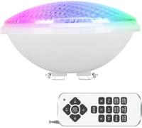 RGBW 45W Lampe de Piscine PAR56,LED Piscine Etanche IP68 ,LED de Piscine Submersible Lumière 12V DC/AC, avec Télécommande