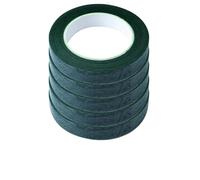 RGOEMHJ 5/2 Rouleau Bouquet Floral Tige Ruban Fleur Artificielle Auto-adhésif Emballage Fleuriste Vert Bandes Mariage Fleurs Bricolage Fournitures Pour Bouquets de Fleurs(5 Rolls)