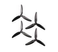 rgrfgQWDS 12,7 x 10,9 x 7,6 cm V1S 12,7 cm FPV Tri-Blade Racing Hélice CW CCW 2 paires (orange clair)