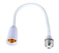 RGYBAO Adaptateur de douilles E27 vers E27 avec col de cygne flexible, rallonge réglable pour éclairage domestique