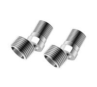 RGYBAO Adaptateur de Robinet de Douche en Acier Inoxydable 360 Degrés Réglable Base Angulaire Coudée Étendue Joint de Coin de Douche Angulaire