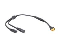RGYBAO Adaptateur femelle flexible en PVC avec double port DC8020 14 AWG fil cuivré 55 cm adaptateur de charge de batterie