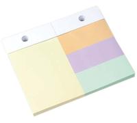 Rheno Plastique RPR22R Recharge de 300 feuilles 3,4 x 7,5 cm et 100 feuilles 10,2 x 7,5 cm
