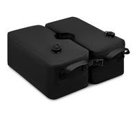 Rhino BaseMate Sac à eau carré amovible pour base de parapluie, noir, 30 L, sac rempli d'eau pour porte-parapluie, base cantilever