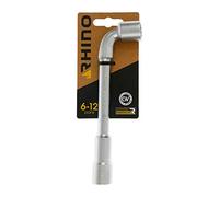 RHINO - Clés tubulaires et à Pipe, Clé à Pipe débouchée 15 mm - Diamètre 15 mm - Empreinte 6/12 pans - Fabriqué en Acier (Chrome Vanadium) - Garantie à Vie - Plusieurs Tailles Disponibles