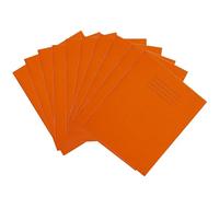 RHINO F12 TB/200 x 165 d'exercice 48 Pages Orange Lot de 10