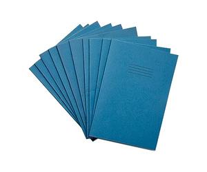 Rhino f8 m Lot de 10 cahiers d'exercice Papier teinté 48 pages a4 Light Blue/Blue