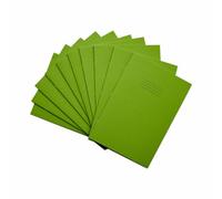 Rhino F8M Lot de 10 cahiers d'exercice 80 pages Vert clair Format A4