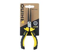 RHINO - Mini pince à bec long 150 mm - Fabriqué en Acier haute qualité - Idéal pour du travail dans des petits espaces - Longueur 150 mm - Manche ergonomique - Garantie à vie