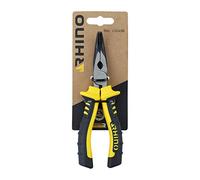 RHINO - Pince à bec courbé 160 mm universelle - Fabriqué en Acier haute qualité - Longueur 160 mm - Manche bi-matière, longue durée de vie - Garantie à vie