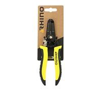 RHINO - Pince à sertir, pince à cosses 200 mm - Permet de sertir tous types de cosses ou d'embouts de câblage (Professionnel / Particulier) - Longueur 200 mm - Garantie 5 ans