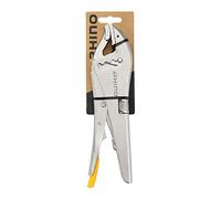 RHINO - Pince-étau à cran, à crémaillière avec bec court - Ouverture 50 mm - Permet de maintenir tous types d'objets (Mécanique, ferronnerie, bricolage) - Garantie 5 ans