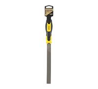RHINO - Râpe à métaux plate 200mm - Lime à métaux plate avec manche bi-matière - Longueur 200 mm - Garantie 5 ans - Permet de réaliser tous types de travaux de finition sur du métal