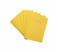 Rhino S10 Lot de 10 cahiers d'exercice 64 pages Jaune Format A4