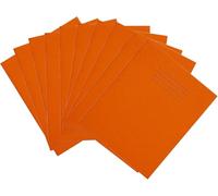 Rhino S5 Lot de 10 cahiers d'exercice 48 pages Orange 200 x 165 mm