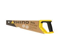 RHINO - Scie égoïne 400mm - Scie égoîne à main pour coupe bois - Revêtement PTFE anti-friction - Denture universelle trempée 11 dents/pouce - Longueur 400 mm