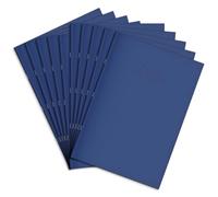 Rhino Stationery Cahier d'exercice surdimensionné | 13 x 9 | 48 pages | F8M | Ressources d'apprentissage | Livres scolaires | Bleu foncé