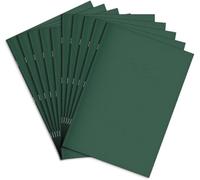 RHINO to F20-Cahier de projet A4 32 Pages Vert foncé Lot de 10