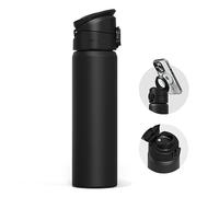 RhinoShield Gourde Magnétique AquaStand 700ml | Gourde en Acier Inoxydable sans Paille, Gourde de Sport avec poignée Compatible MagSafe, Support avec Angles réglables, étanche - Noir