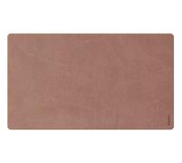 RHODIA 194240C - Sous-Main Souple Bois de Rose - Taille S (60 x 35 cm) - Simili Cuir - Piqûres Sellier Orange - Collection Home Office rama - Organisation de Bureau & Rangement Design